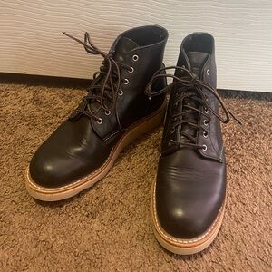 Women’s Black 6 inch Classic Moc Leather Red Wing Boots